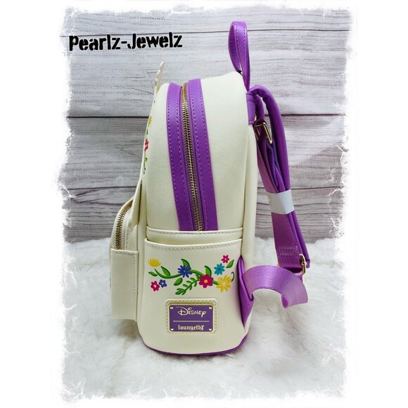 Loungefly Disney Princess Rapunzel Tangled Tower Scene Mini Backpack NWT - Picture 5 of 7
